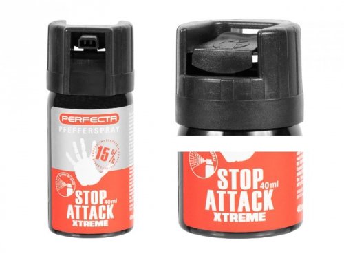 Gaz pieprzowy Perfecta Stop Attack Xtreme stożek 40ml (2.1906)