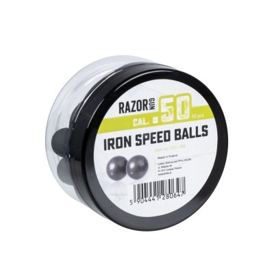 RazorGun - Kule gumowo-metalowe Iron Speed Balls .50/50szt.