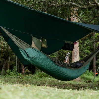 Tarp wodoodporny Ticket To The Moon Moon Tarp - dark green