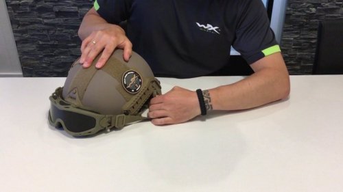 System mocowania gogli RAS - TAN