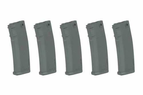 S-Mag - Zestaw 5 magazynków Hi-Cap na 380 kulek - Chaos Grey