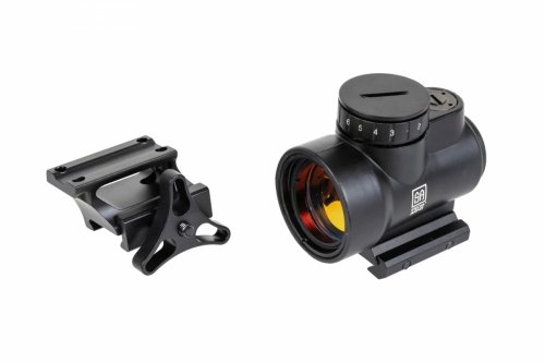 Kolimator CORE Focus Red Dot Sight wysoki QD/niski montaż - Czarny