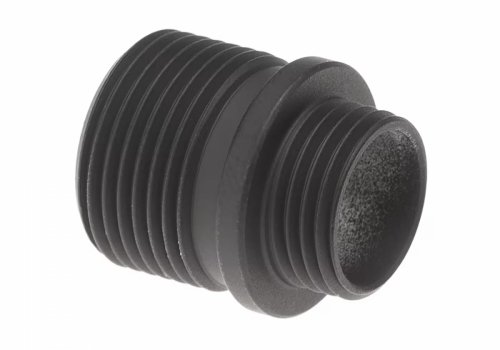 Adapter tłumika 14mm CCW do replik GBB - czarny