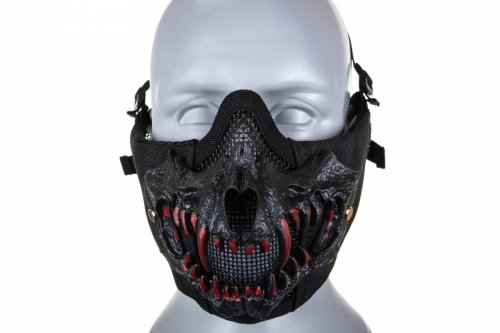 Maska Stalker EVO PLUS Fangs Ear Protection - Czarny