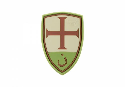 Naszywka - Crusader Shield Rubber Patch
