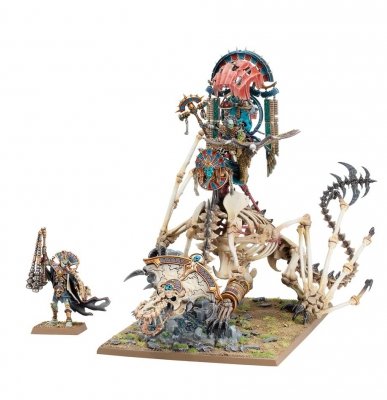 Tomb Kings of Khemri - Tomb King on Necrolith Bone Dragon