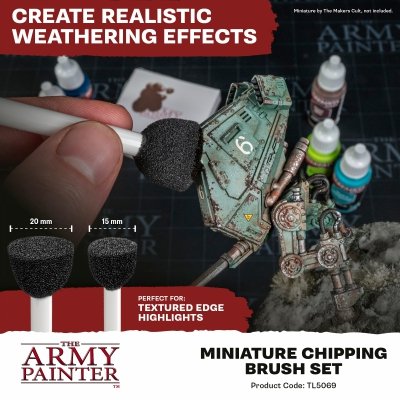 Miniature Chipping Brush Set
