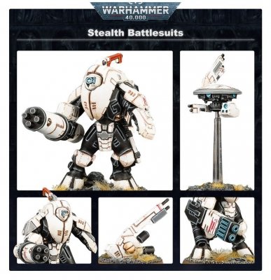Tau Empire - XV25 Stealth Battlesuits