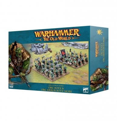 Orc and Goblin Tribes - Orc Boyz and Orc Arrer Boyz Mob