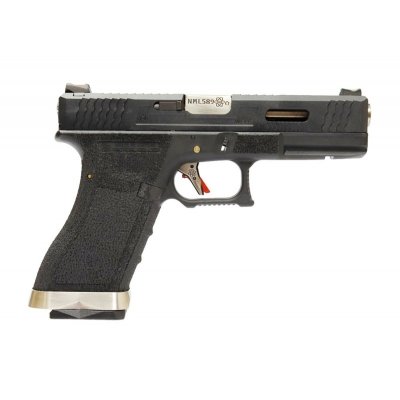 Replika GBB G-Force 17 Silver Barrel - czarna