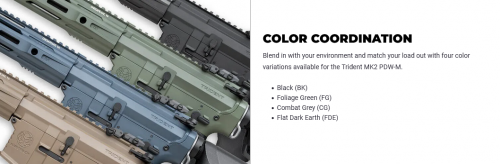 Krytac - Replika Trident Mk2 PDW-M - Foliage Green