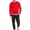TOMMY HILFIGER BLUZA MĘSKA CZERWONA