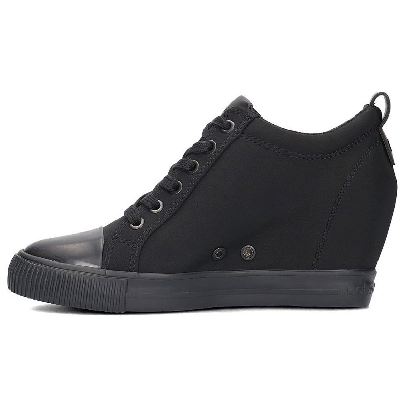 Calvin Klein Jeans buty sneakersy trampki damskie rory nylon-flocking /R0647