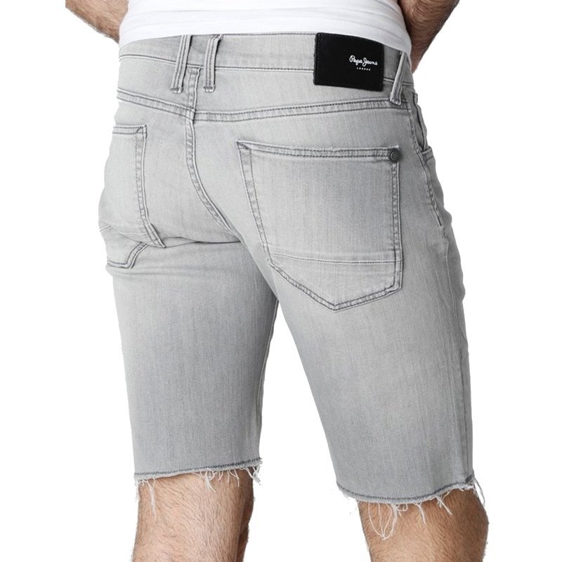 Pepe Jeans krótkie spodnie męskie szorty jeansowe szare PM800505-000