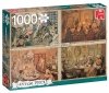 Puzzle 1000 Jumbo 18856 Anton Pieck - Rozrywka w Domu