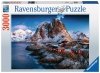 Puzzle 3000 Ravensburger 170814 Norwegia - Hamnoy - Lofoten
