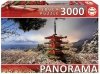 Puzzle 3000 Educa 18013 Góra Fuji - Pagoda Chureito Japonia - Panorama