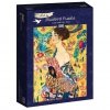 Puzzle 1000 Bluebird 60095 Gustav Klimt - Dama z Wachlarzem - 1918