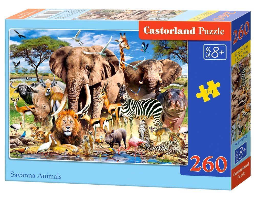 mandal sindirmek ikna etmek  Puzzle 260 Castorland B-27545 Dzikie Zwierzęta - Puzzle 260 - Puzzle  Castorland