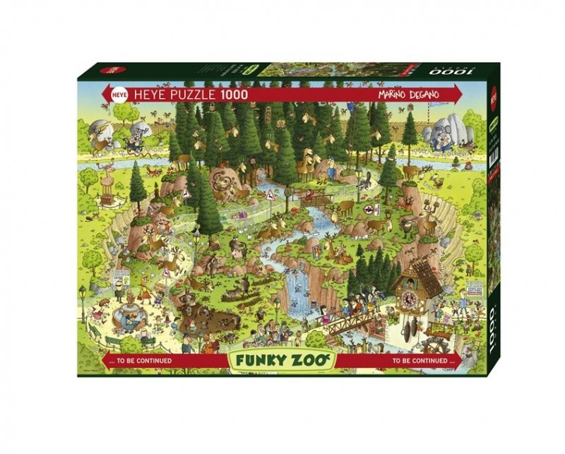 Puzzle 1000 Heye 29638 Siedlisko Schwarzwaldu - Funky Zoo