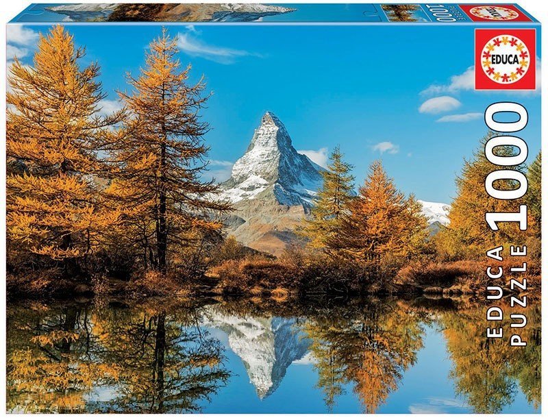 Puzzle 1000 Educa 17973 Góra Matterhorn Jesienią