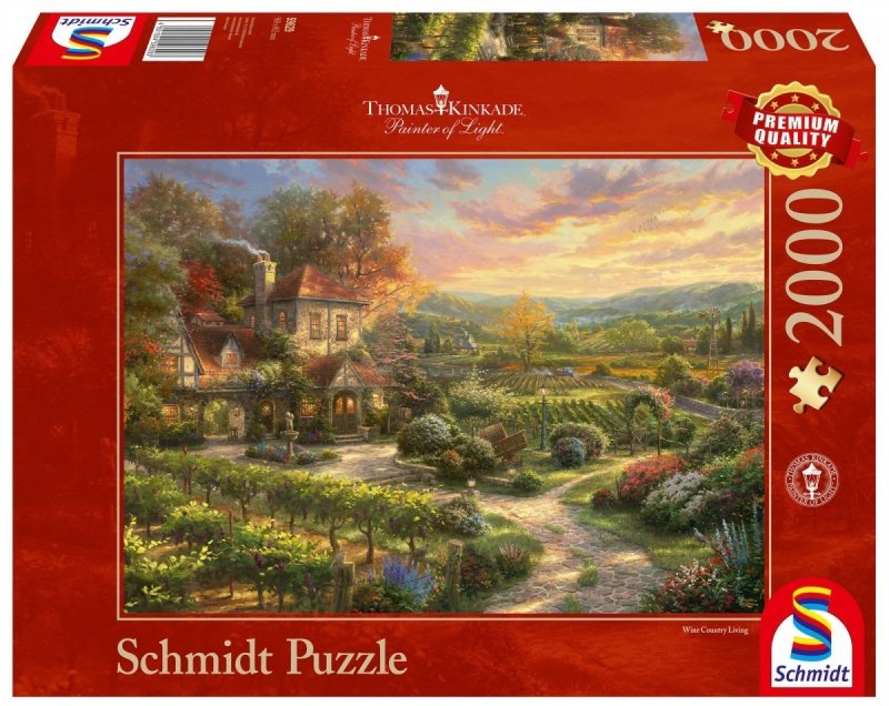 Puzzle 2000 Schmidt 59629 Thomas Kinkade - Winnica