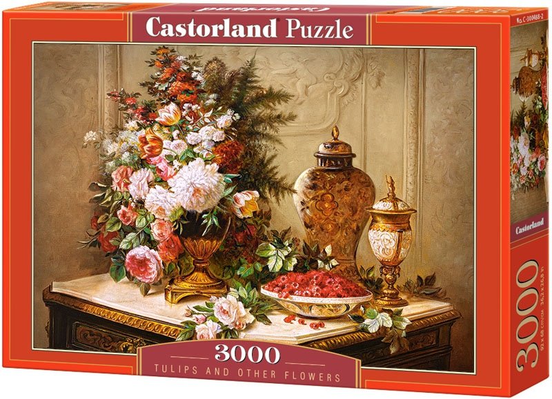 Puzzle 3000 Castorland C-300488 Tulipany i inne Kwiaty
