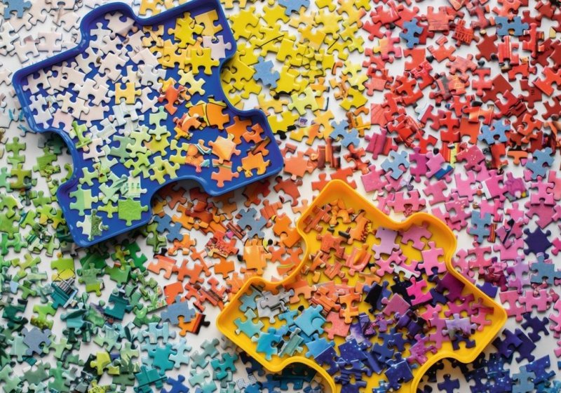 Puzzle 1000 Ravensburger 15274 Kolorowe Puzzle