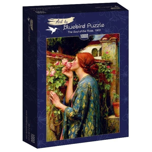 Puzzle 1000 Bluebird 60096 John William Waterhouse - Dusza Róży - 1903
