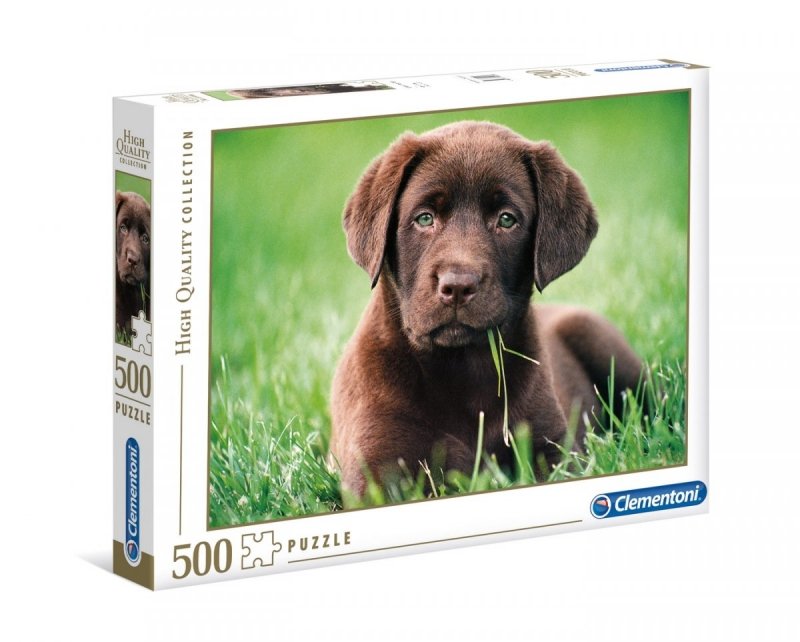 Puzzle 500 Clementoni 35072 Pies - Czekoladowy Szczeniak - High Quality 