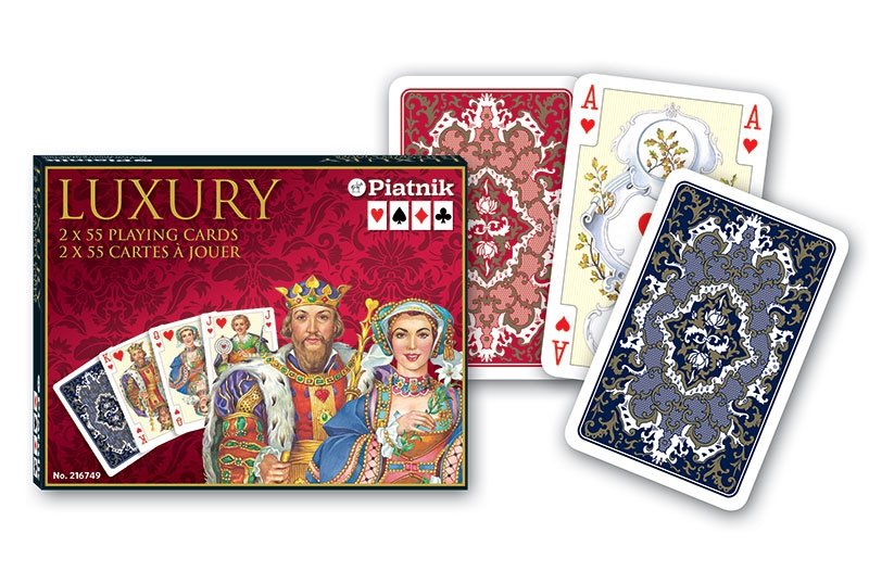 Karty do Gry Lux Piatnik 2 Talie 2167 Luxury