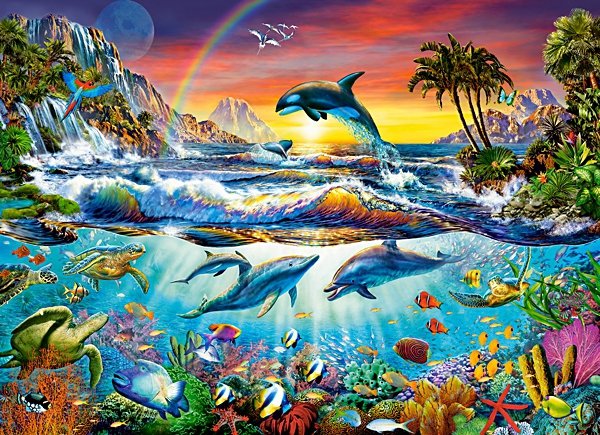 Puzzle 300 Castorland B-030101 Życie w Oceanie - Paradise Cove