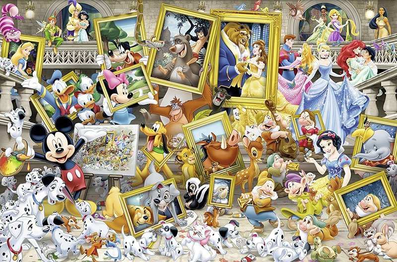 Puzzle 5000 Ravensburger 17432 Disney - Artystyczny Mickey