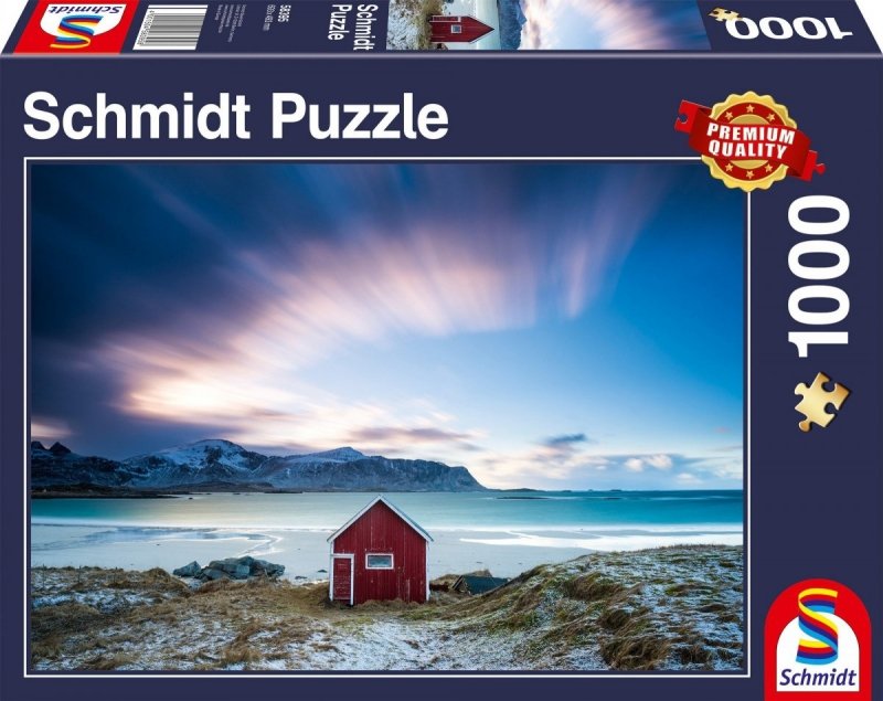Puzzle 1000 Schmidt 58395 Chatka na Wybrzeżu Atlantyckim