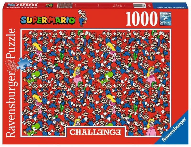 Puzzle 1000 Ravensburger 165254 Super Mario Bros - Wyzwanie