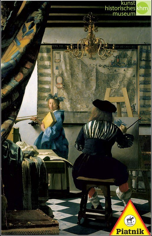 Puzzle 1000 Piatnik P-5640 Jan Vermeer Alegoria Malarstwa