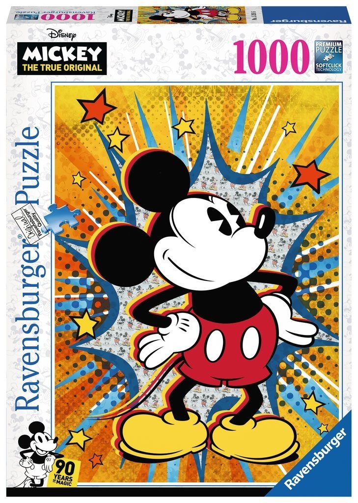 Puzzle 1000 Ravensburger 153916 Retro Mickey