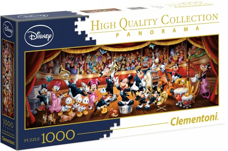 Puzzle 1000 Clementoni 39445 Panorama - Disney - Orkiestra