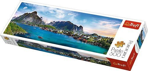 Puzzle 500 Trefl 29500 Panorama - Archipelag Lofoty - Norwegia