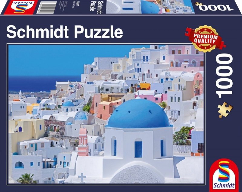 Puzzle 1000 Schmidt 58947 Santorini - Grecja