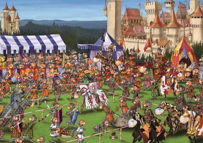 Puzzle 1000 Piatnik P-5440 Ruyer - Zawody Rycerskie