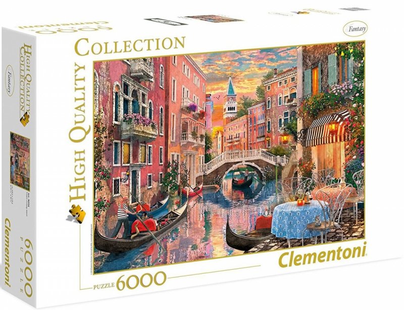 Puzzle 6000 Clementoni 36524 Zachód Słońca nad Wenecją