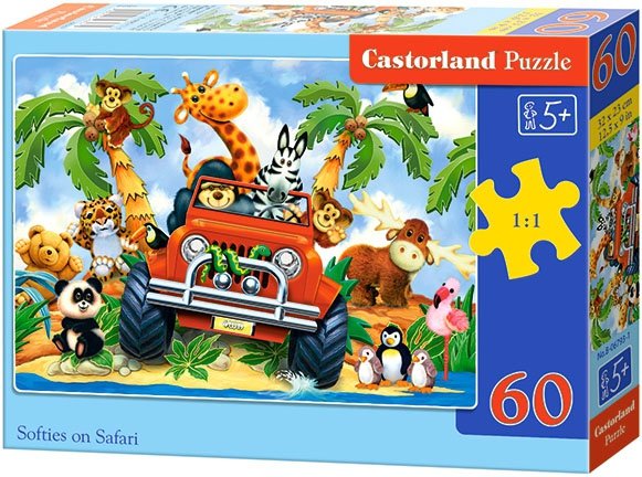 Puzzle 60 Castorland B-06793 Safari