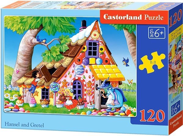 Puzzle 120 Castorland B-13333 Chatka Baby Jagi