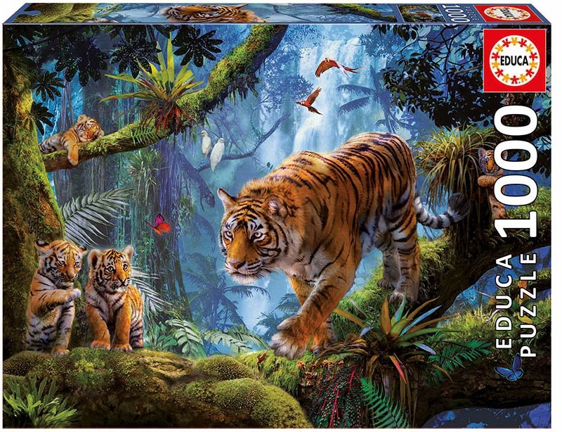 Puzzle 1000 Educa 17662 Tygrys na Drzewie