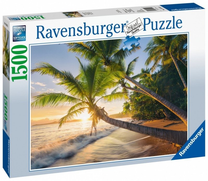Puzzle 1500 Ravensburger 150151 Tropikalna Plaża