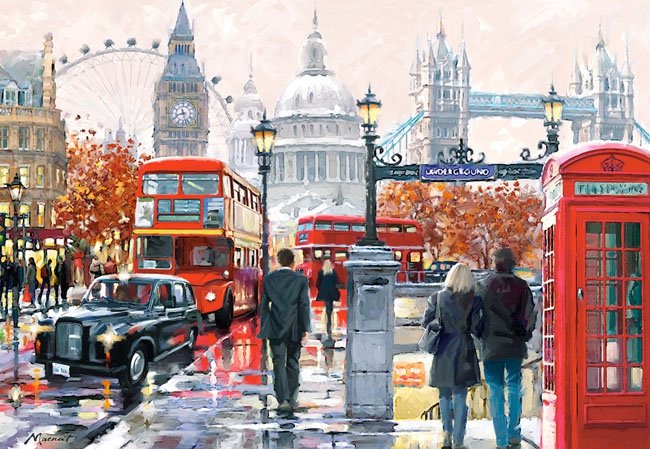 Puzzle 1000 Castorland C-103140 London - Collage