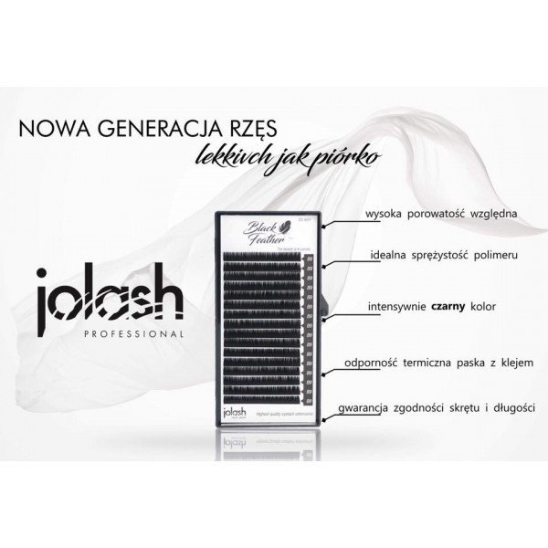Rzęsy Black Feather Mix - skręt M by JoLash