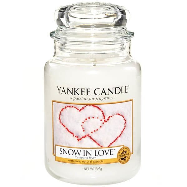 Yankee Candle Świeca zapachowa duży słój Snow in Love 623g (P1)
