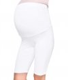 Wygodne legginsy ciążowe Mama biały 3